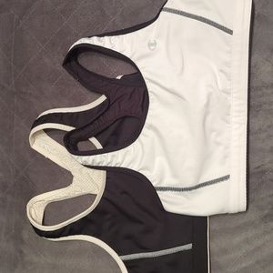 Champion Sports Bras (set of 2) in white and black, size Small